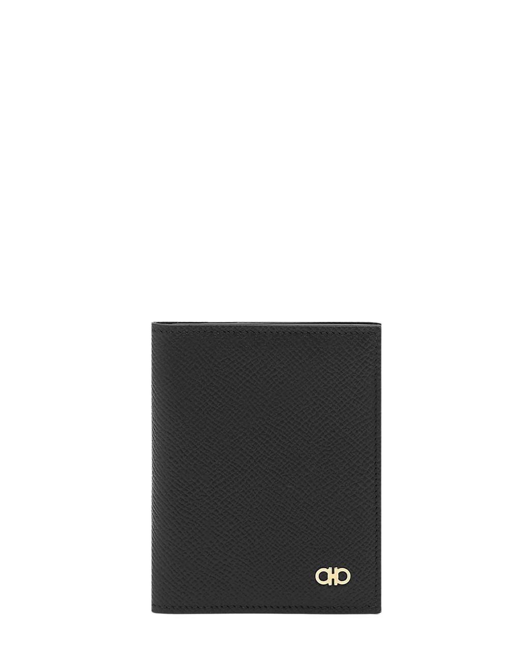 Ferragamo Black Micro Gancio Wallet for men