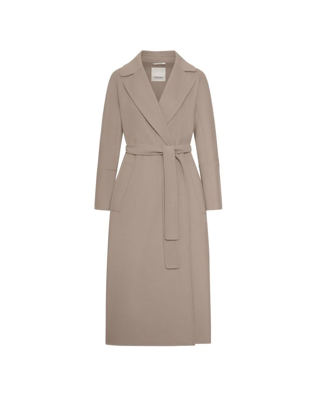 Max Mara Natural Wool Long Coat