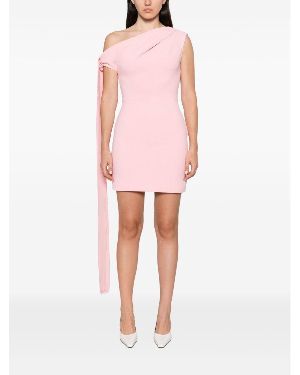 Solace London Pink Gardner Mini Dress