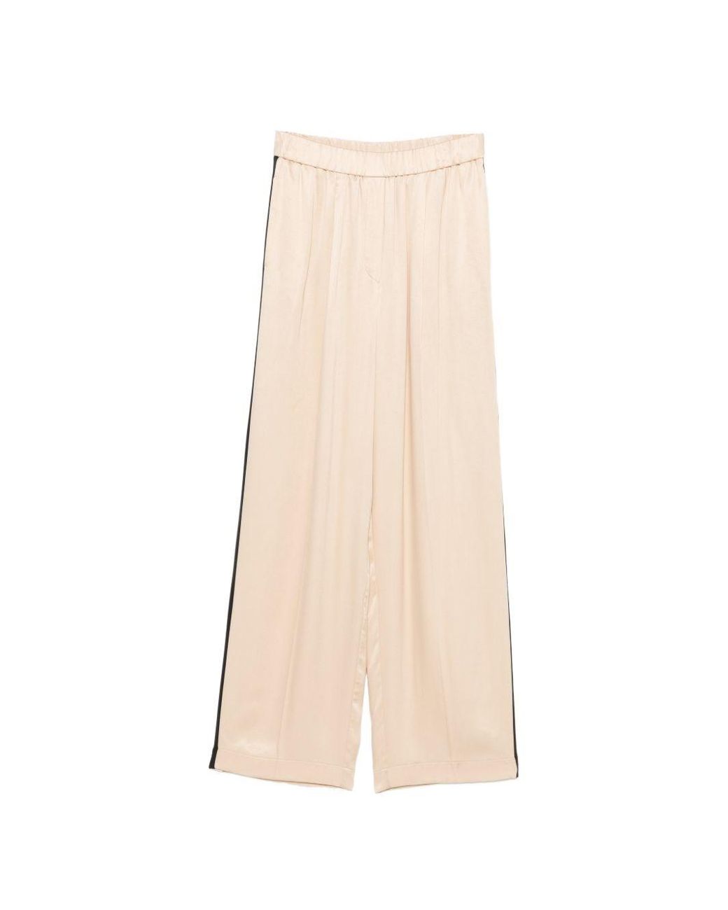 Forte_forte Natural Side-Band Trousers