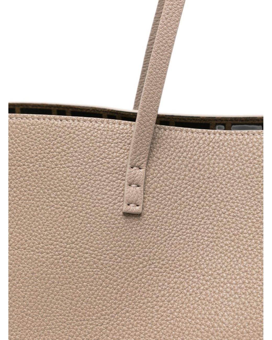 Fendi Natural Roll Medium Leather Tote Bag