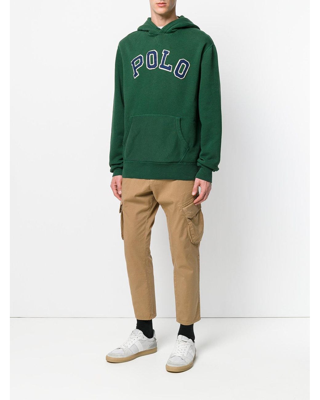 Polo Ralph Lauren Polo Hoodie in Green for Men | Lyst