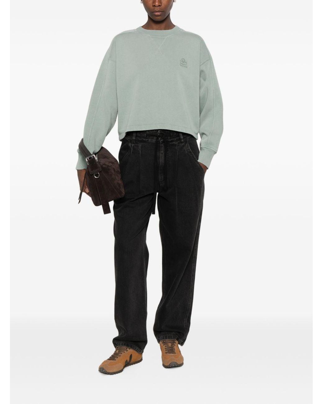 Isabel Marant Green Sunny Cotton Sweatshirt