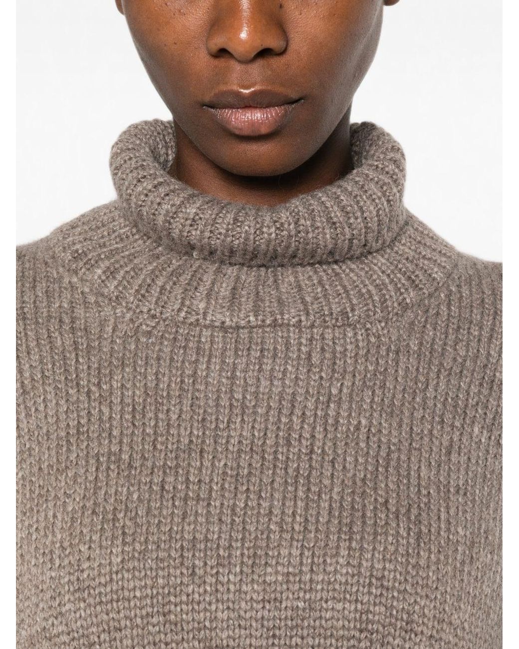 The Row Brown Plira Cashmere Jumper