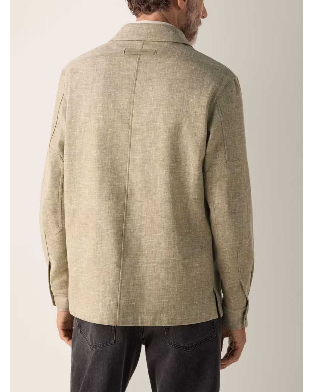 Camicia di Zegna in Natural da Uomo