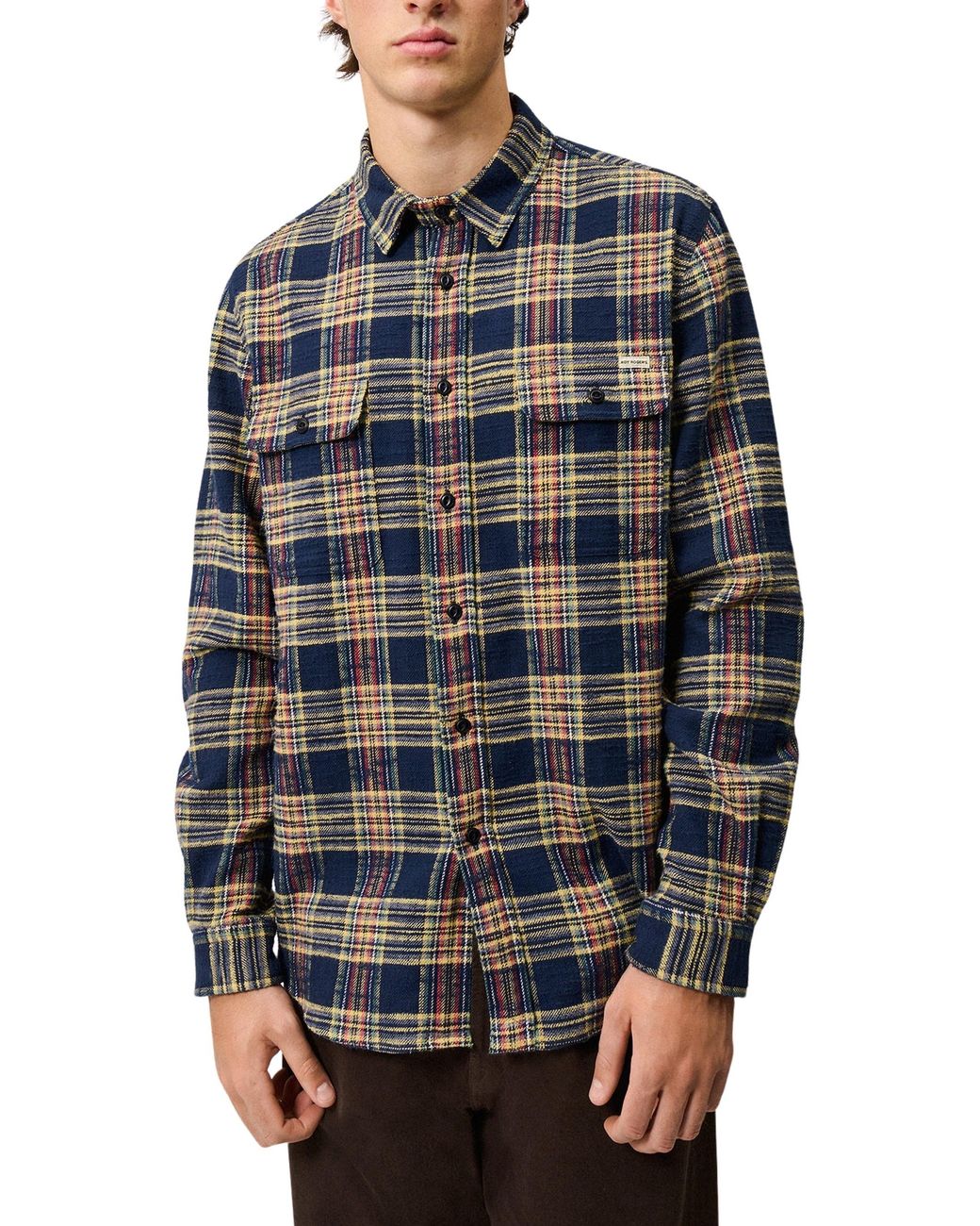Roy Rogers Blue Work Shirt for men
