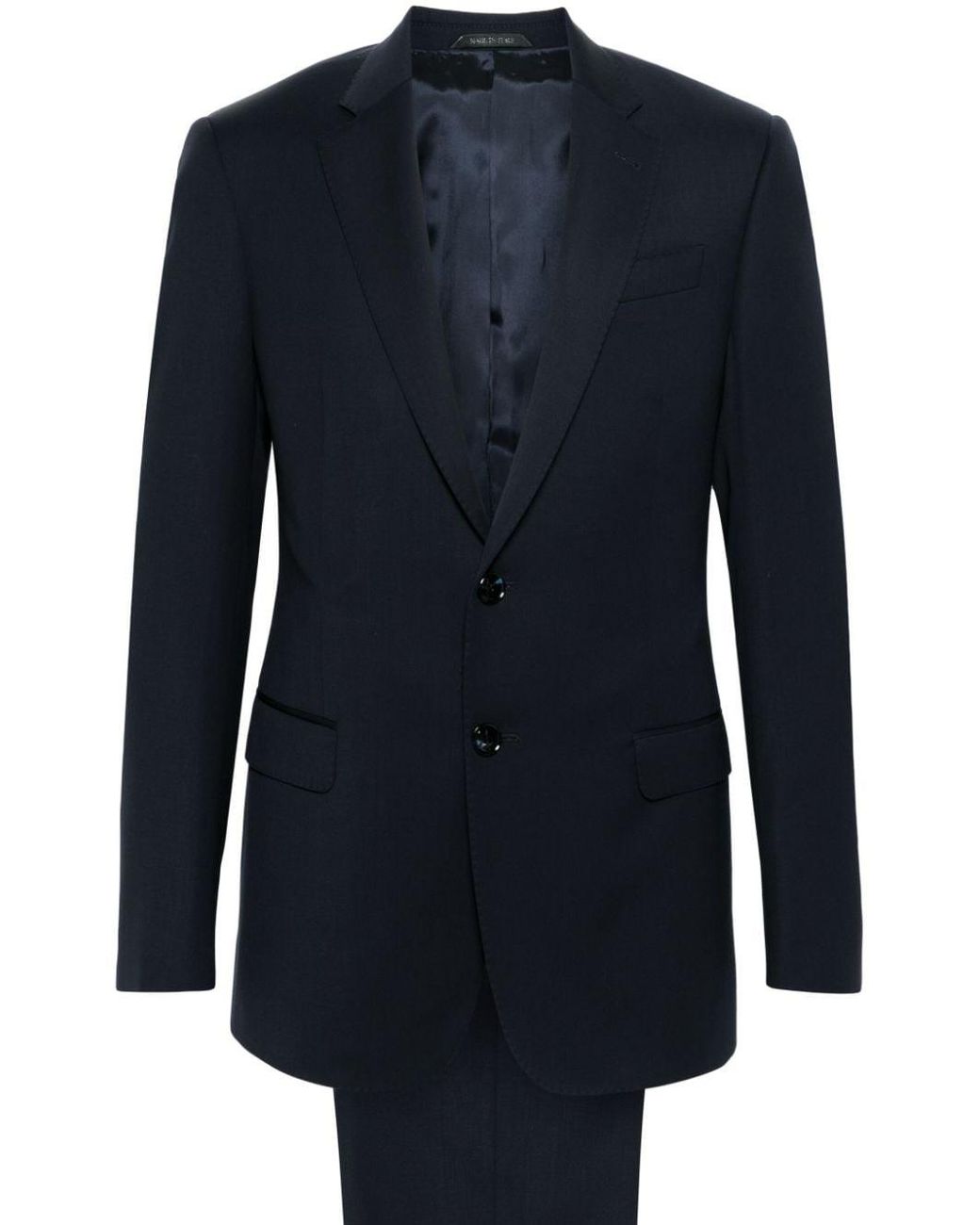 Giorgio Armani Blue Virgin Wool Suit for men