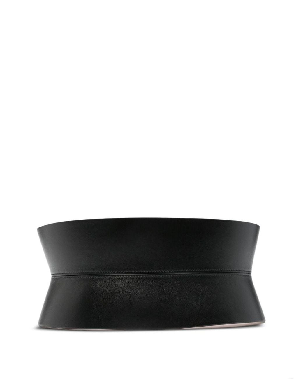 Alaïa Black Leather Bustier Belt