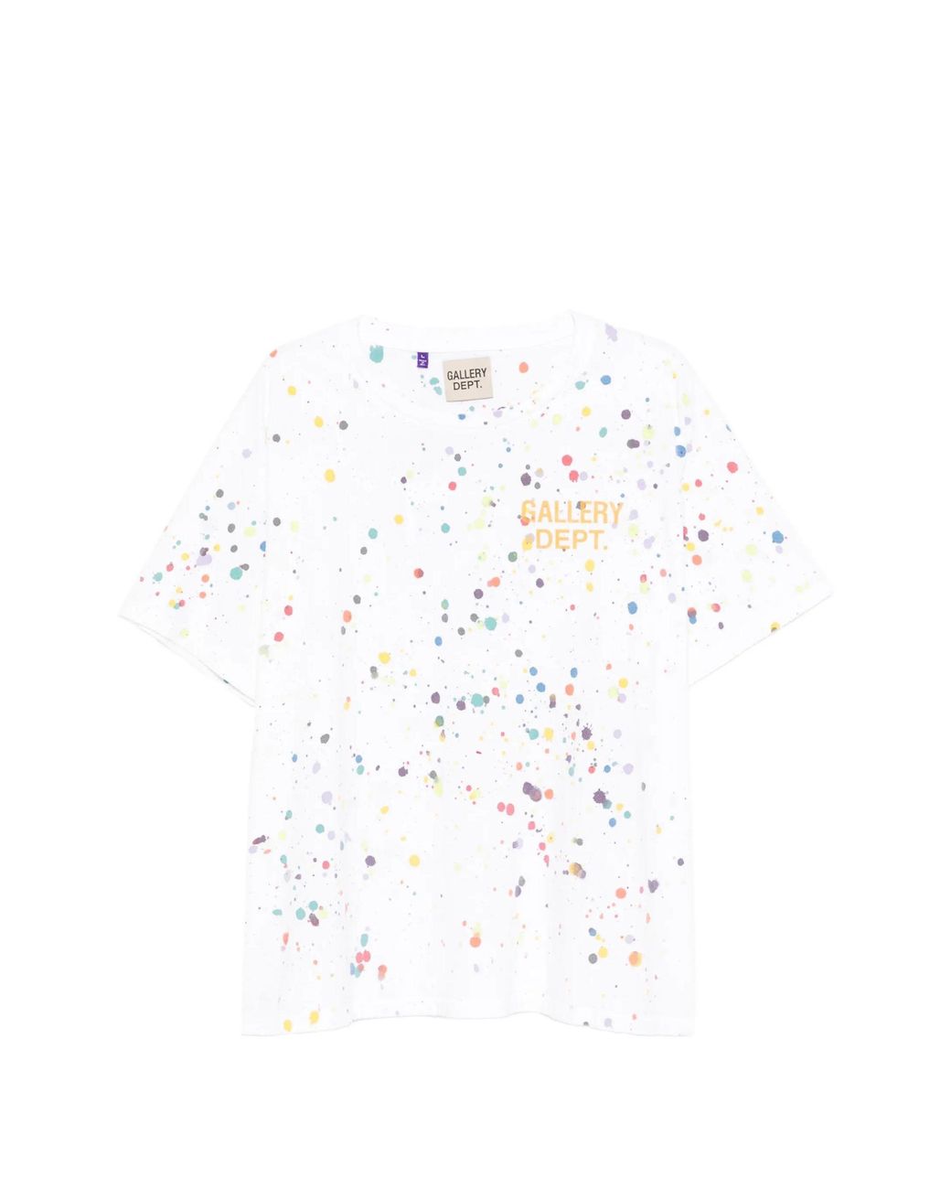 GALLERY DEPT. White Multicolored T-Shirt With Logo for men
