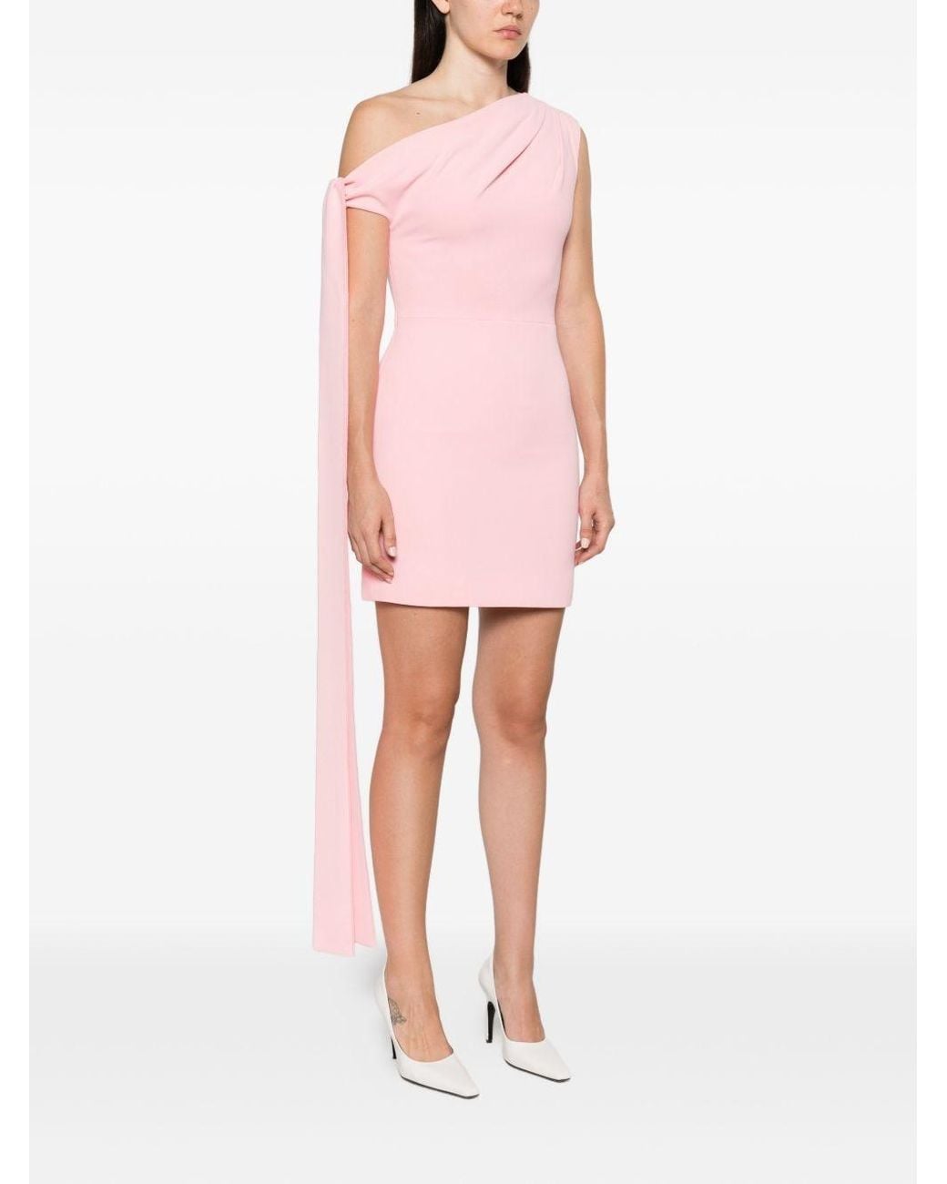 Solace London Pink Gardner Mini Dress