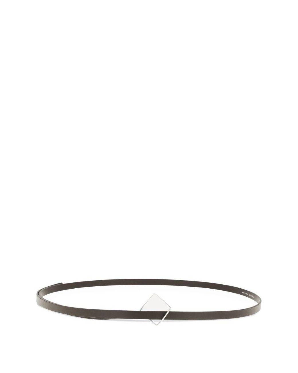 The Row White Classic Leather Belt