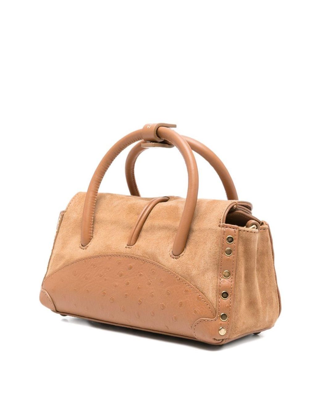 Zanellato Brown Dotta Baby Leather Handbag