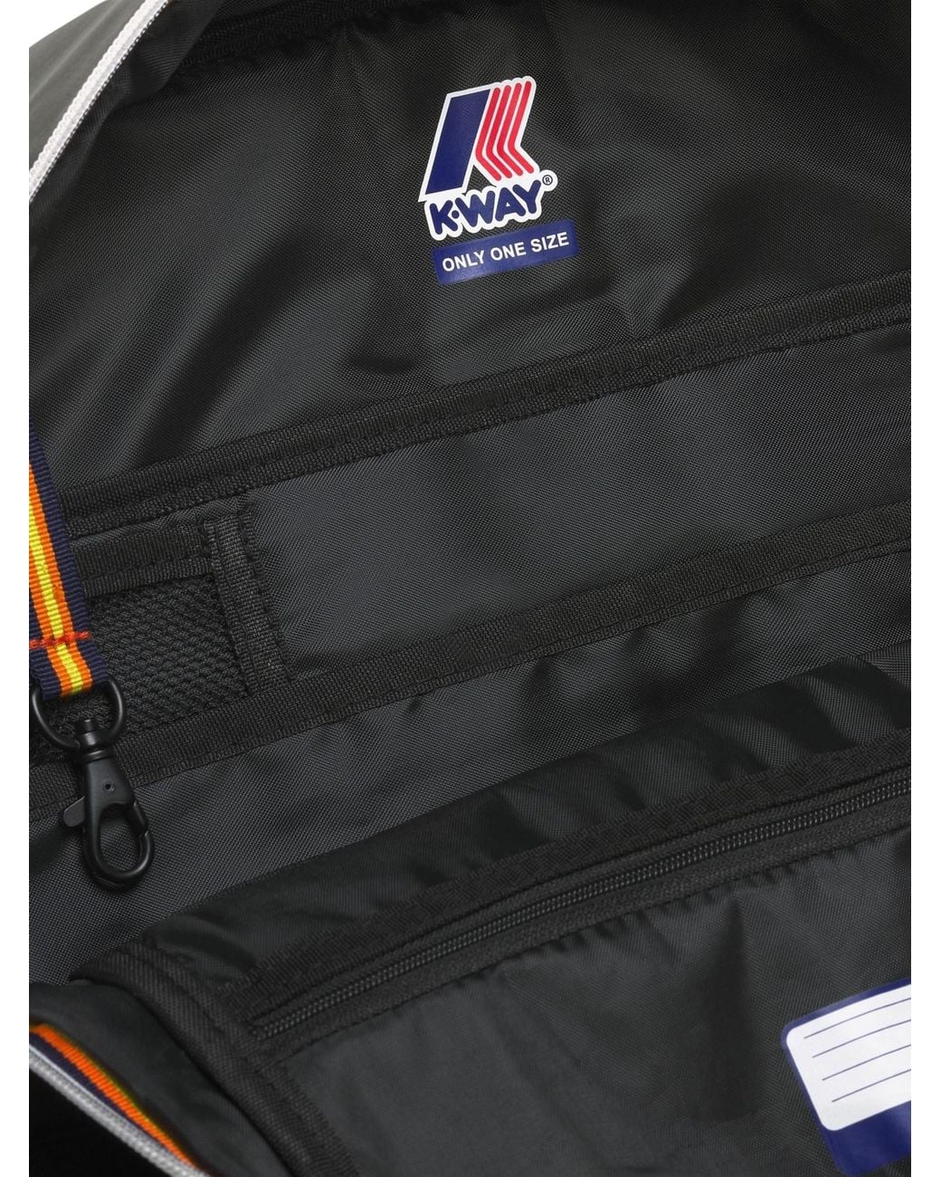 K-Way Black Ambert Bag for men