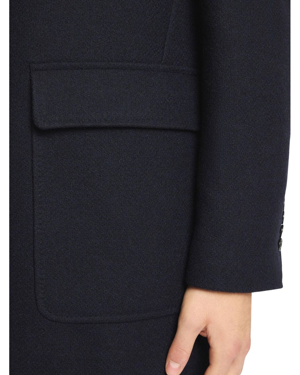 Fay Blue Lobster-Clasp Single-Breasted Coat for men