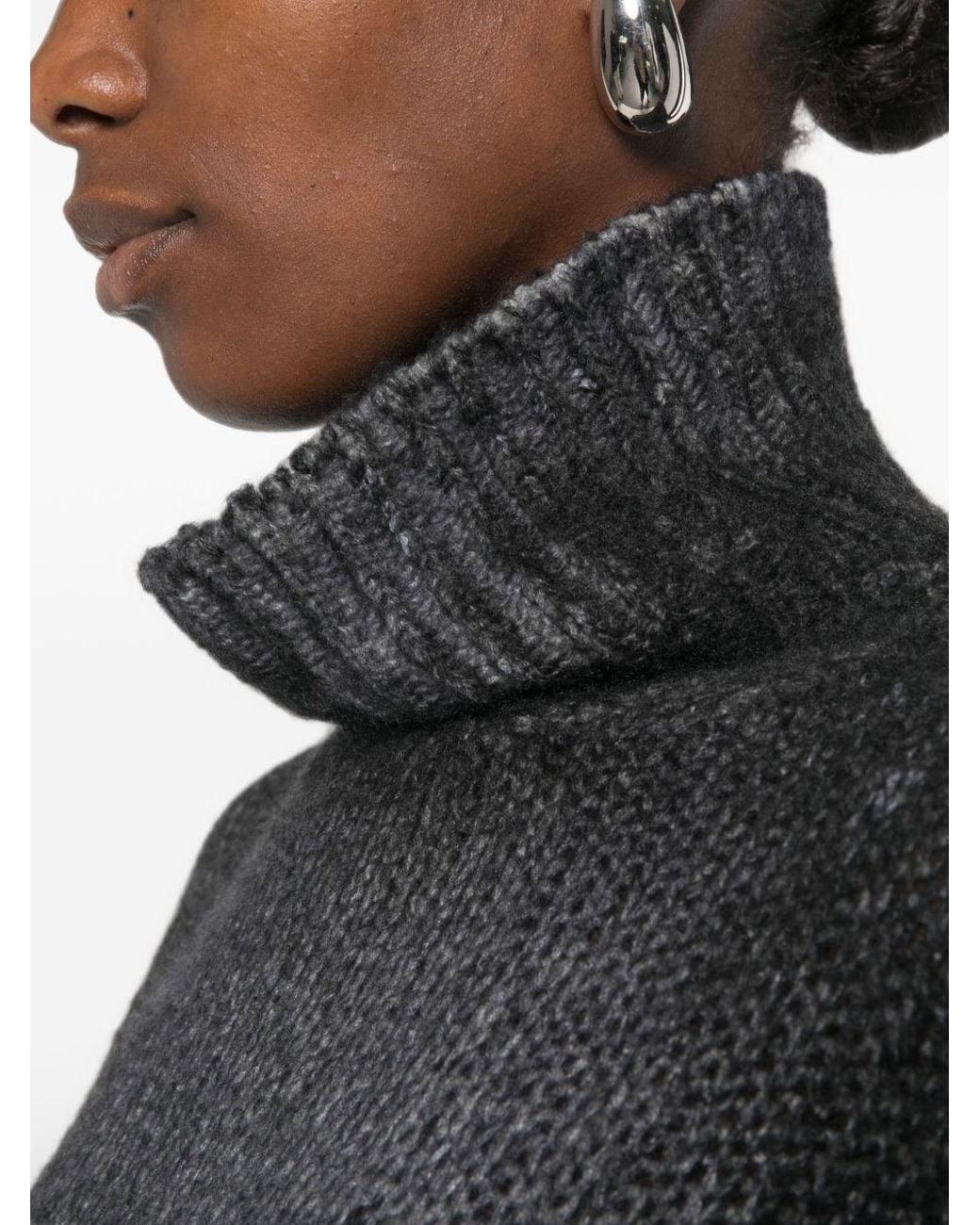 Avant Toi Black Cahsmere Turtke-Neck Jumper