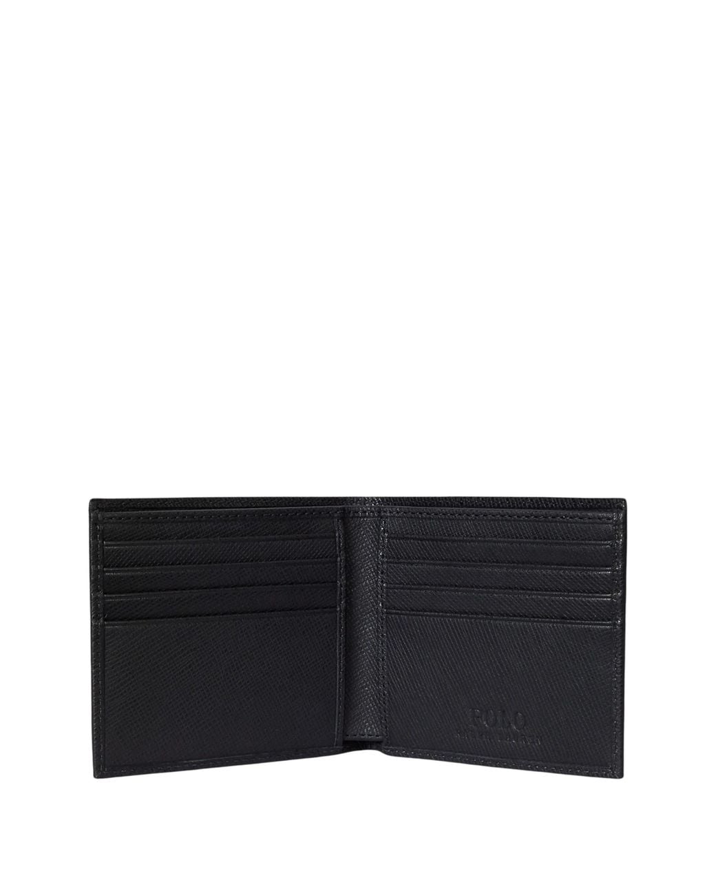 Polo Ralph Lauren Black Bi-Fold Wallet for men