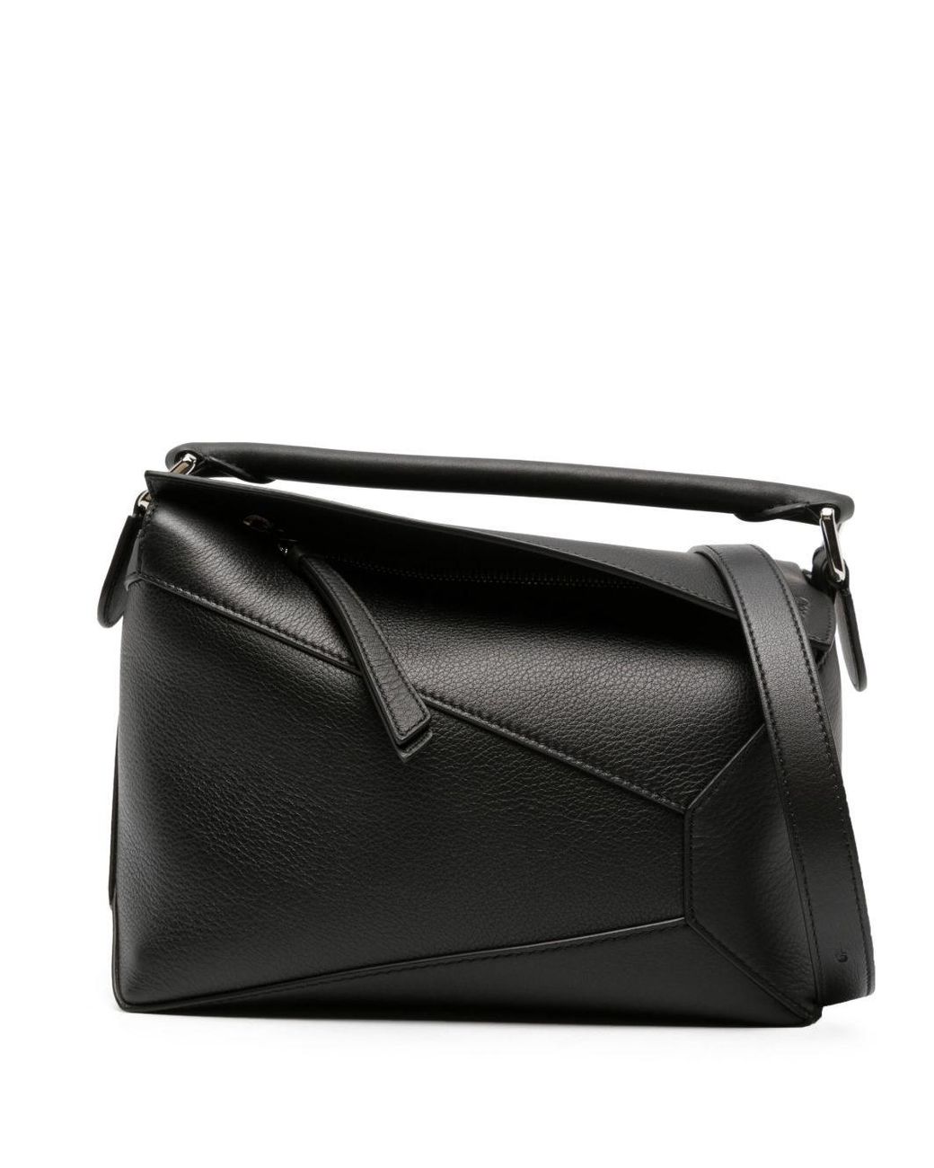 Borsa Puzzle Piccola di Loewe in Black