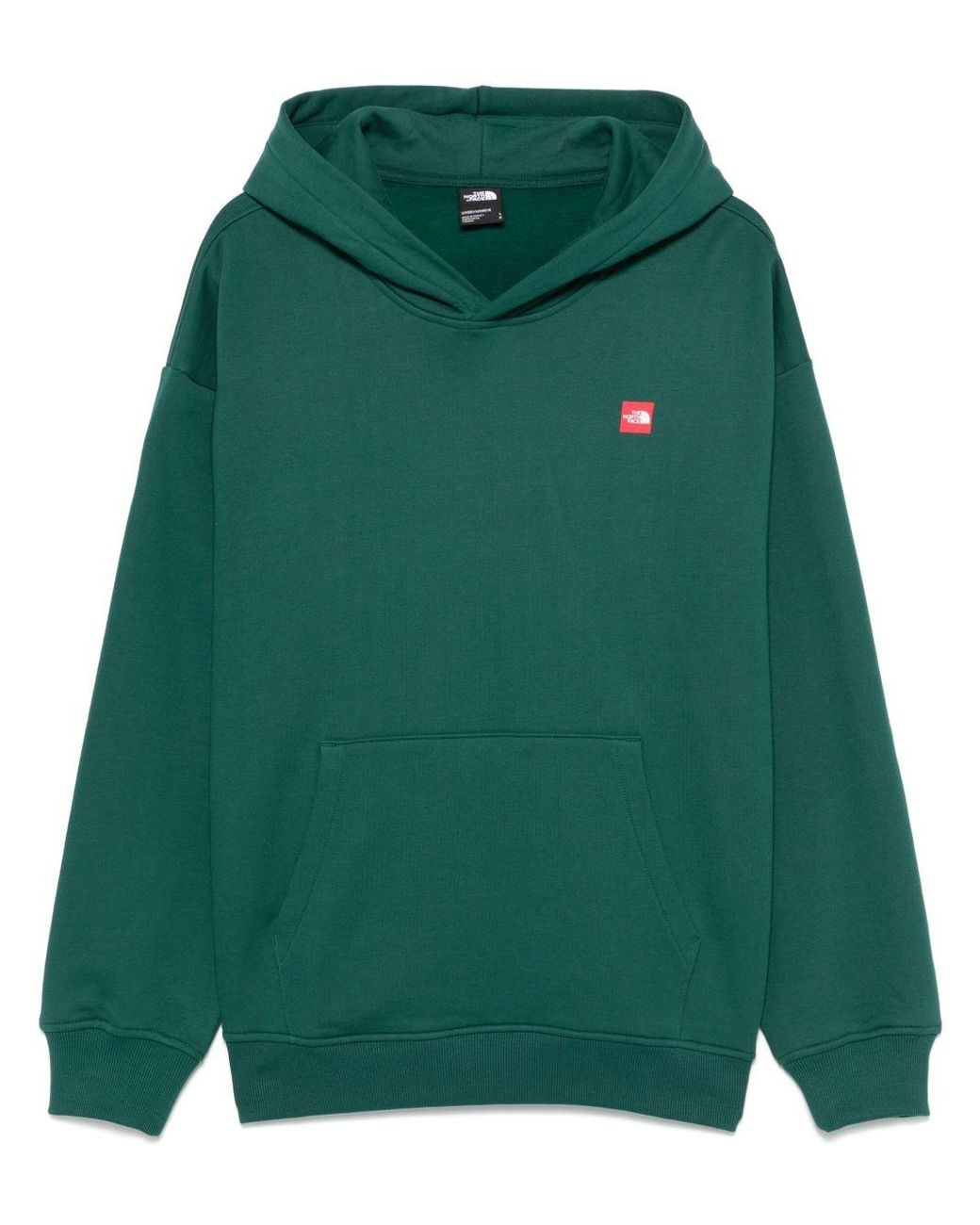 The North Face Green Printed Logo Hoodie for men