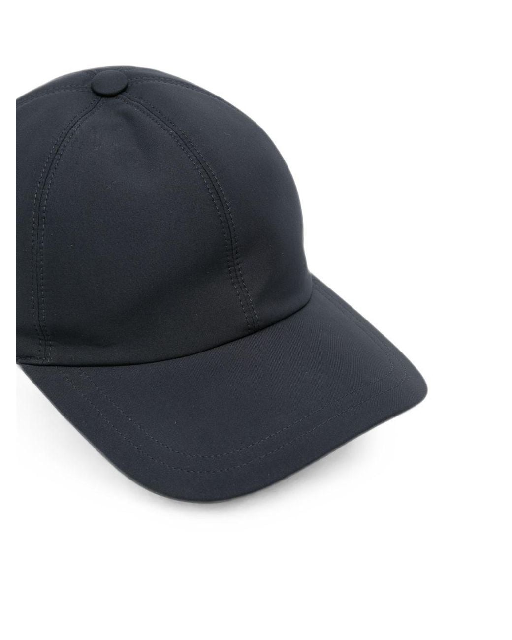 Brioni Blue Nylon Baseball Cap for men