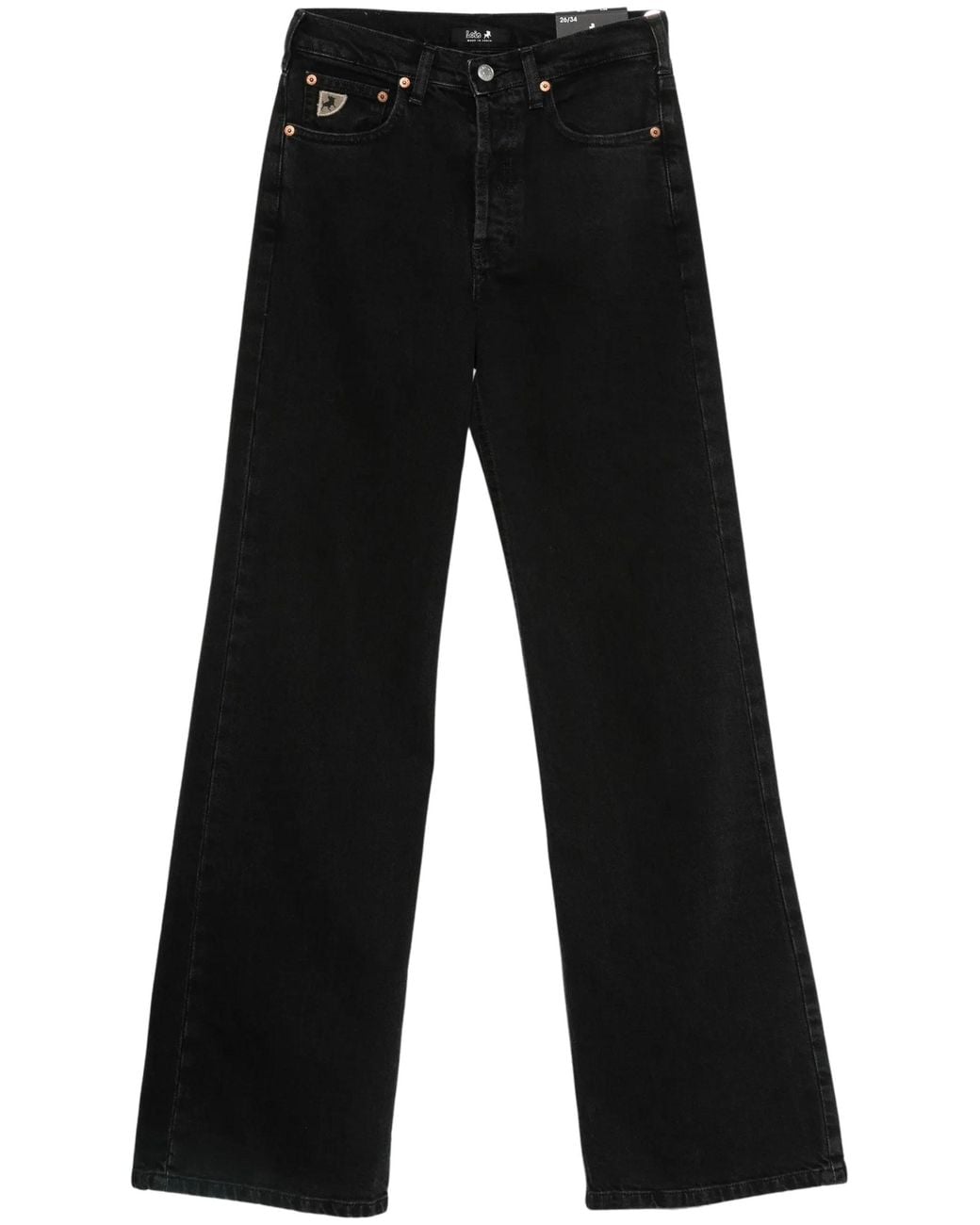Lois Black Lindsay Wide-Leg Jeans
