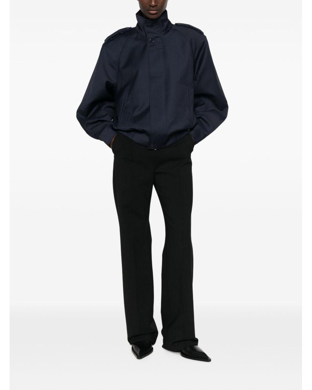 Max Mara Black Wool Trousers By