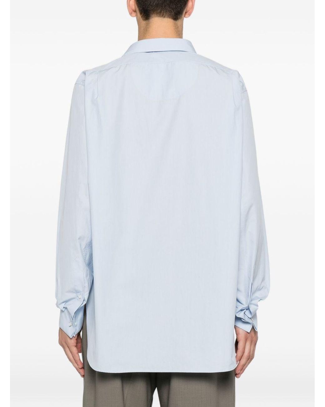 The Row White Melchior Cotton Shirt for men