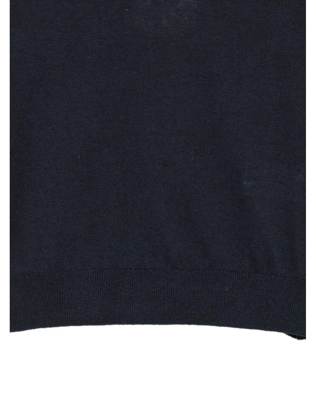 DUNST Blue Cotton And Linen T-Shirt