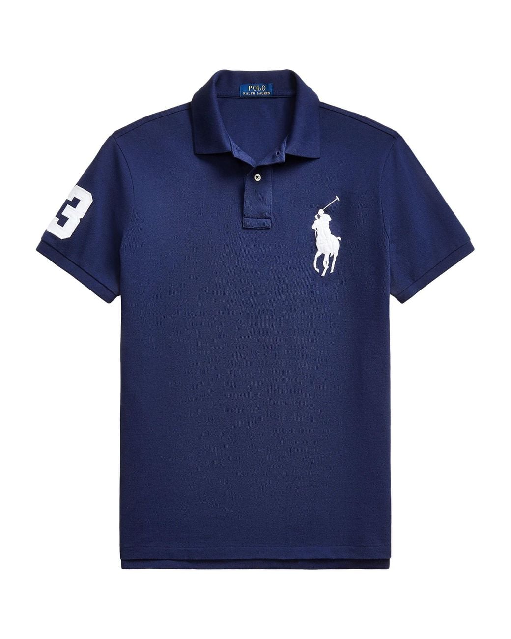 Polo Ralph Lauren Big Pony Mesh Polo in Blue for Men | Lyst UK
