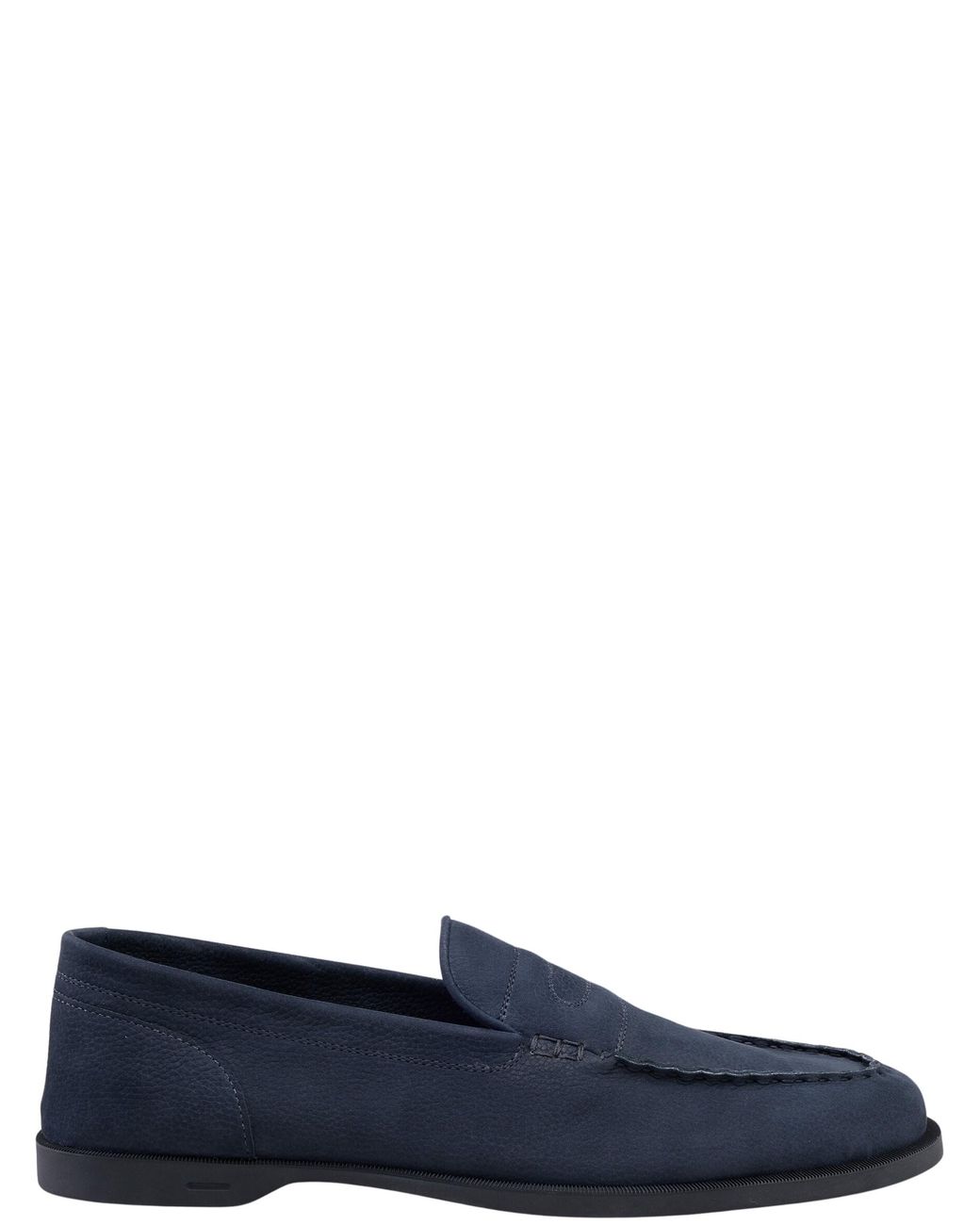 John Lobb Blue Pace Loafers for men