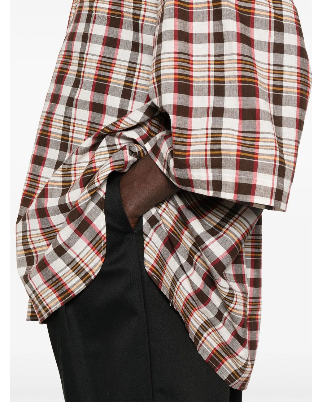 Willy Chavarria Brown Shirt Hacienda for men