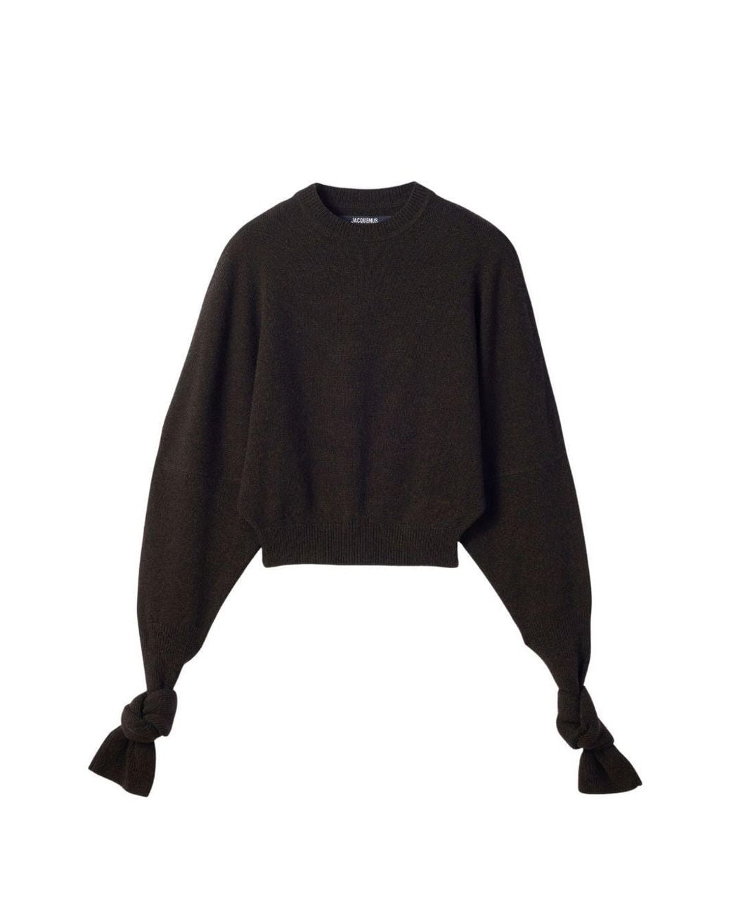 Jacquemus Black Wool Crewneck Sweater