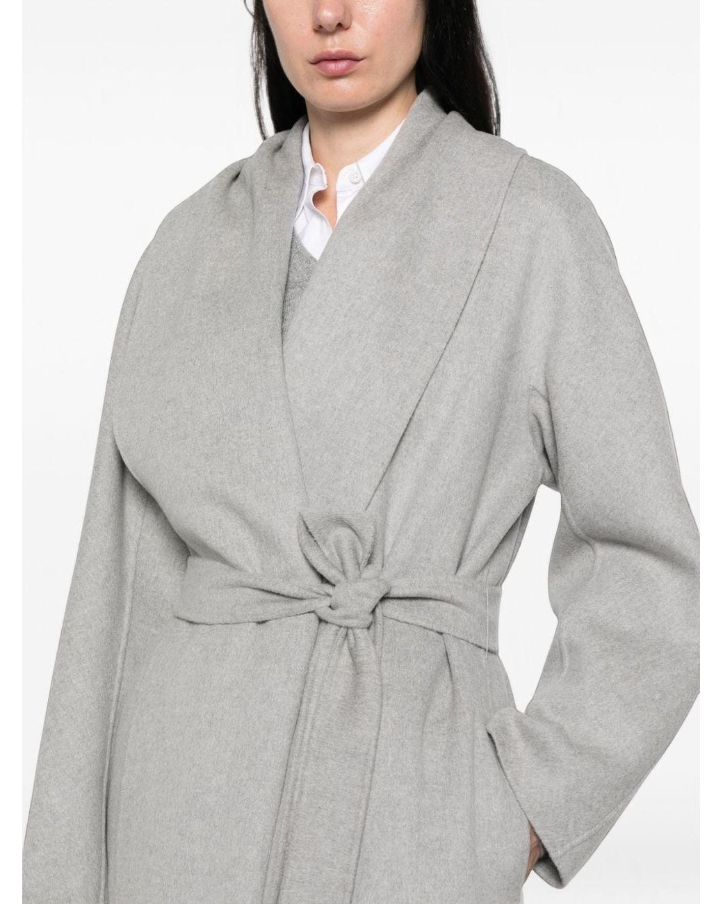Max Mara Gray Wool Coat