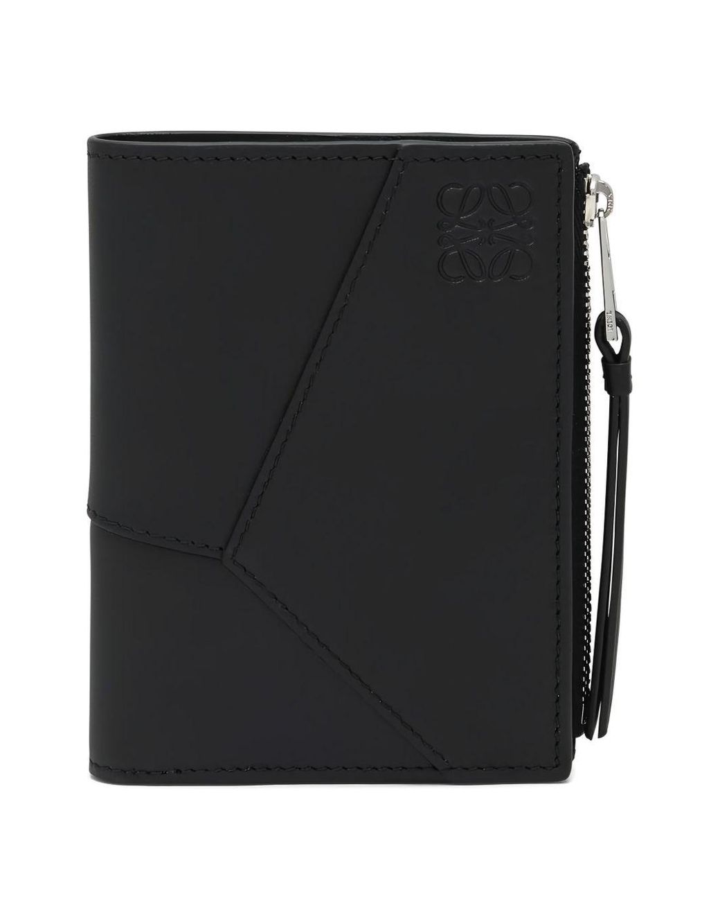 Loewe Black Puzzle Edge Slim Leather Wallet for men