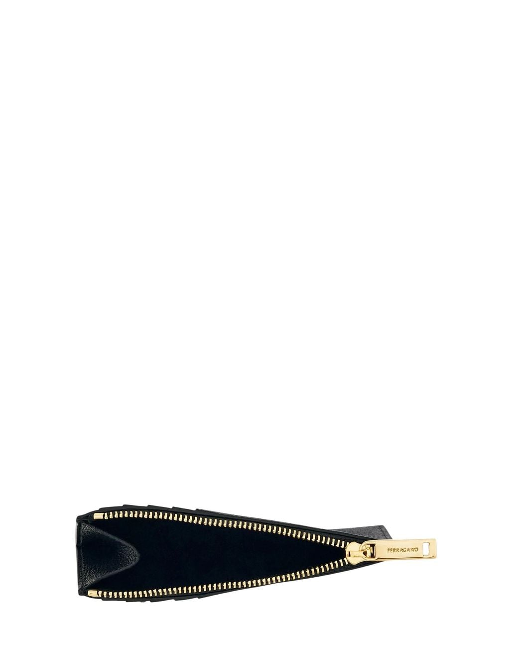 Ferragamo Gray Micro Gancio Wallet for men