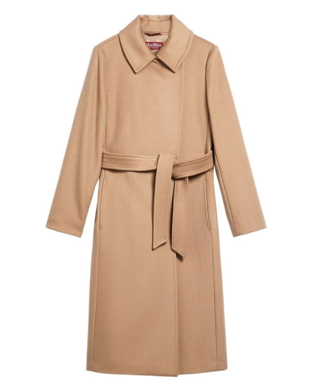 Max Mara Natural Wool Coat