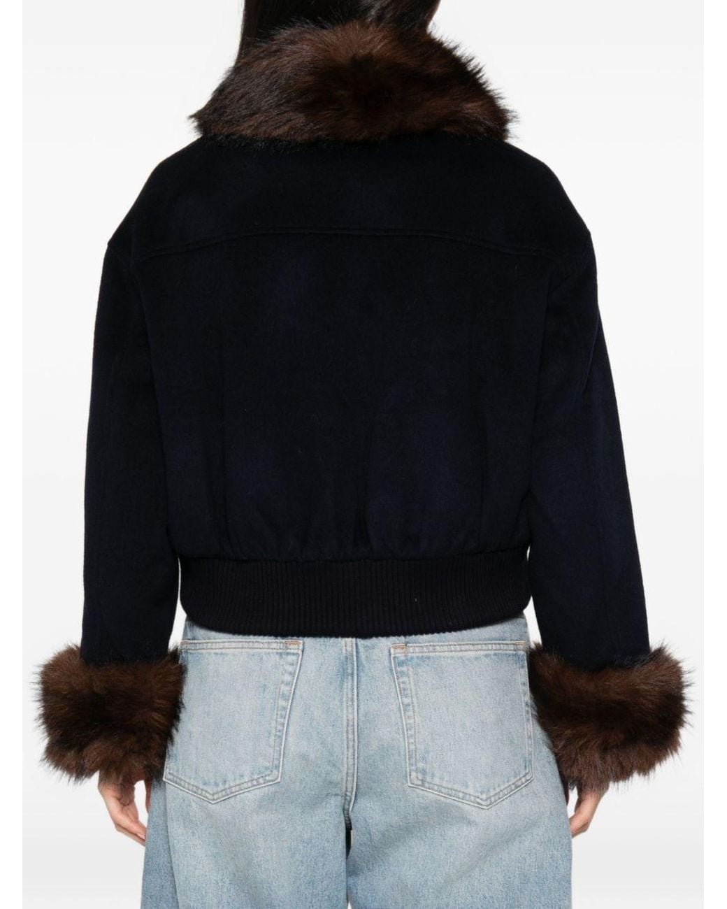 Self-Portrait Black Wool Jacket