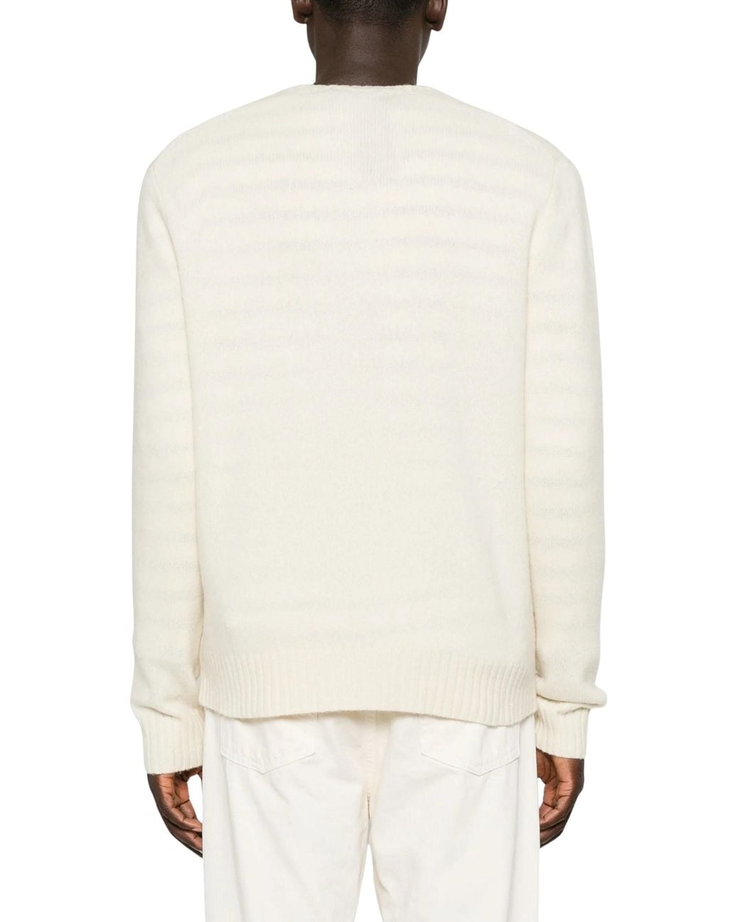 Polo Ralph Lauren White Polo Bear Intarsia-Knit Sweater for men