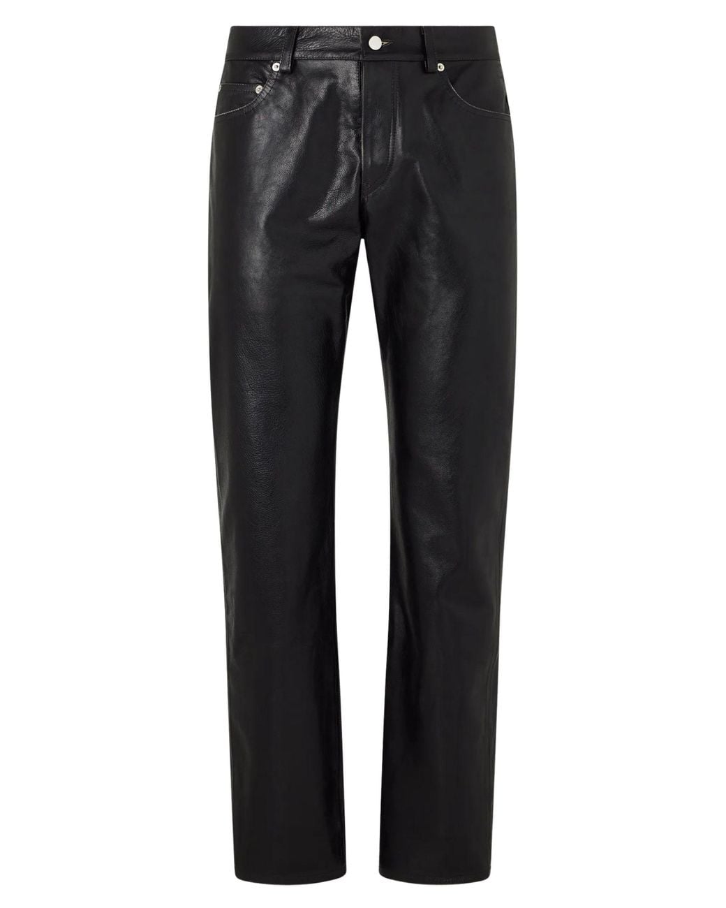 Enfants Riches Deprimes Black Leather Trousers for men