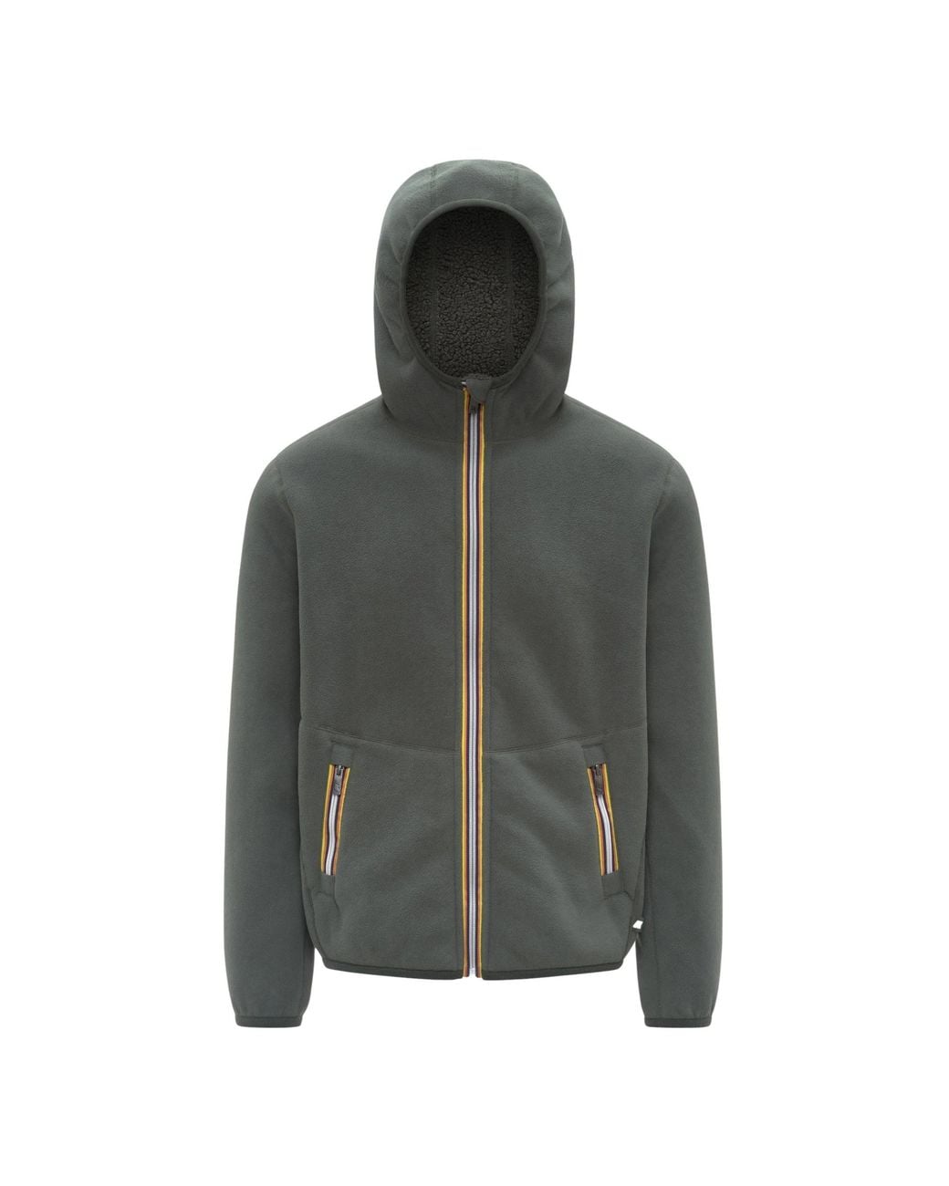 K-Way Gray Jack Sherpa Polar Double Fleece for men