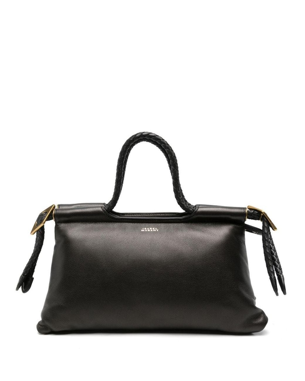 Isabel Marant Black Pipa Leather Handbag