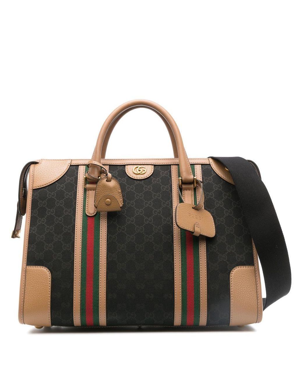 Gucci, Bags, Gucci Gg Monogram Web Flight Belt Bag Black