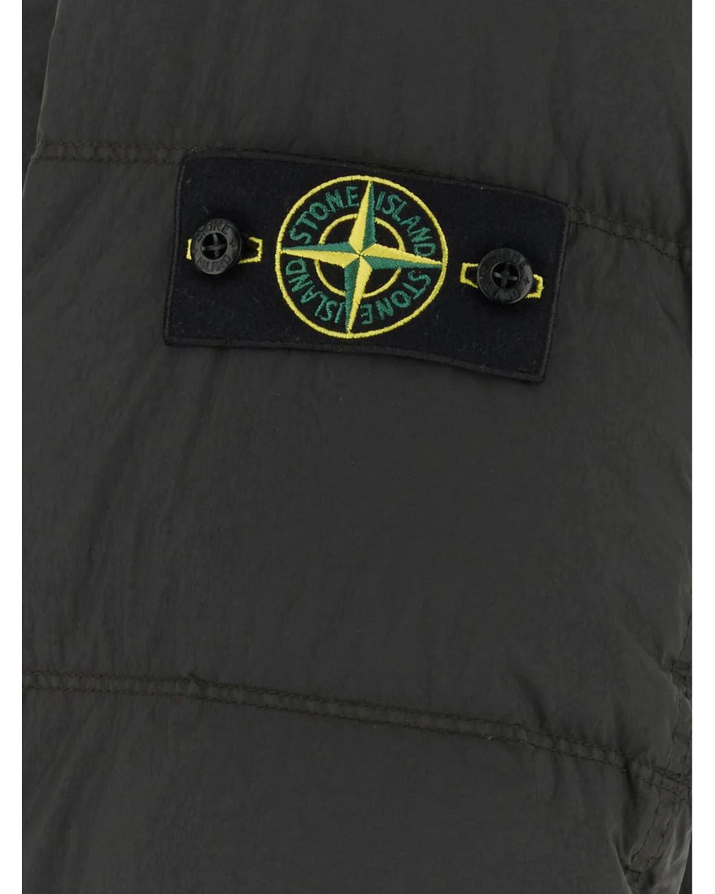 Stone Island Black Crinkle Reps Ny Puffer Jacket for men