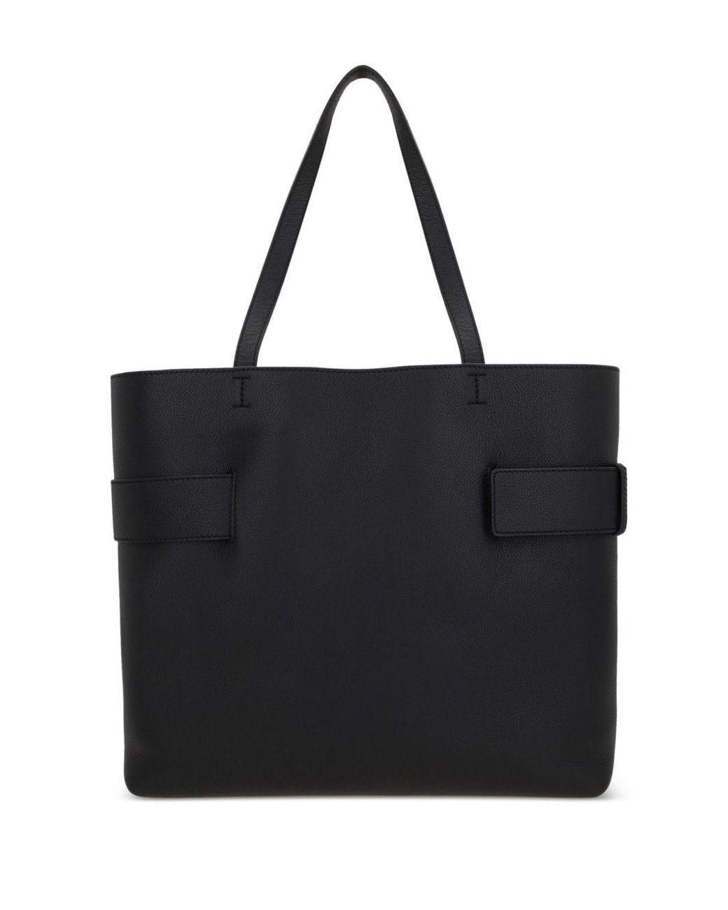 McQueen T-Bar Leather Tote Bag in Black | Lyst Canada