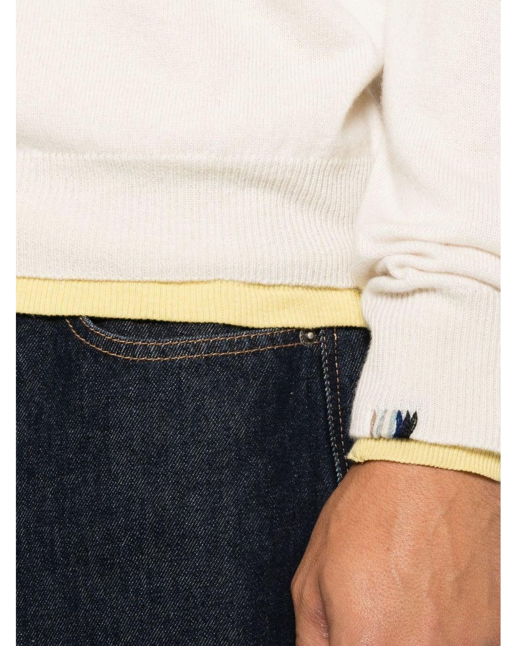 Extreme Cashmere White Cashmere Crewneck Sweater