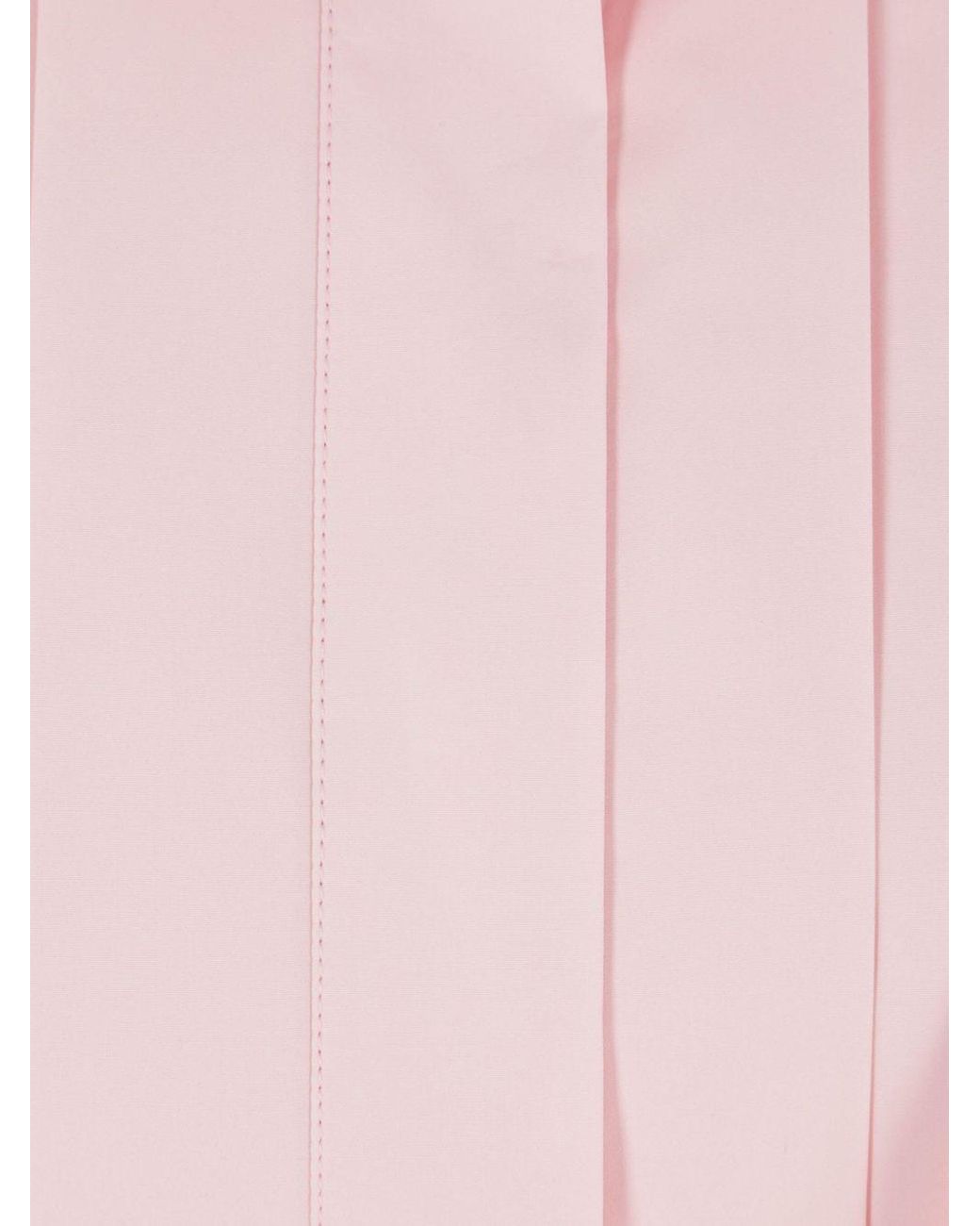 Loewe Pink Draped Cotton Shirt