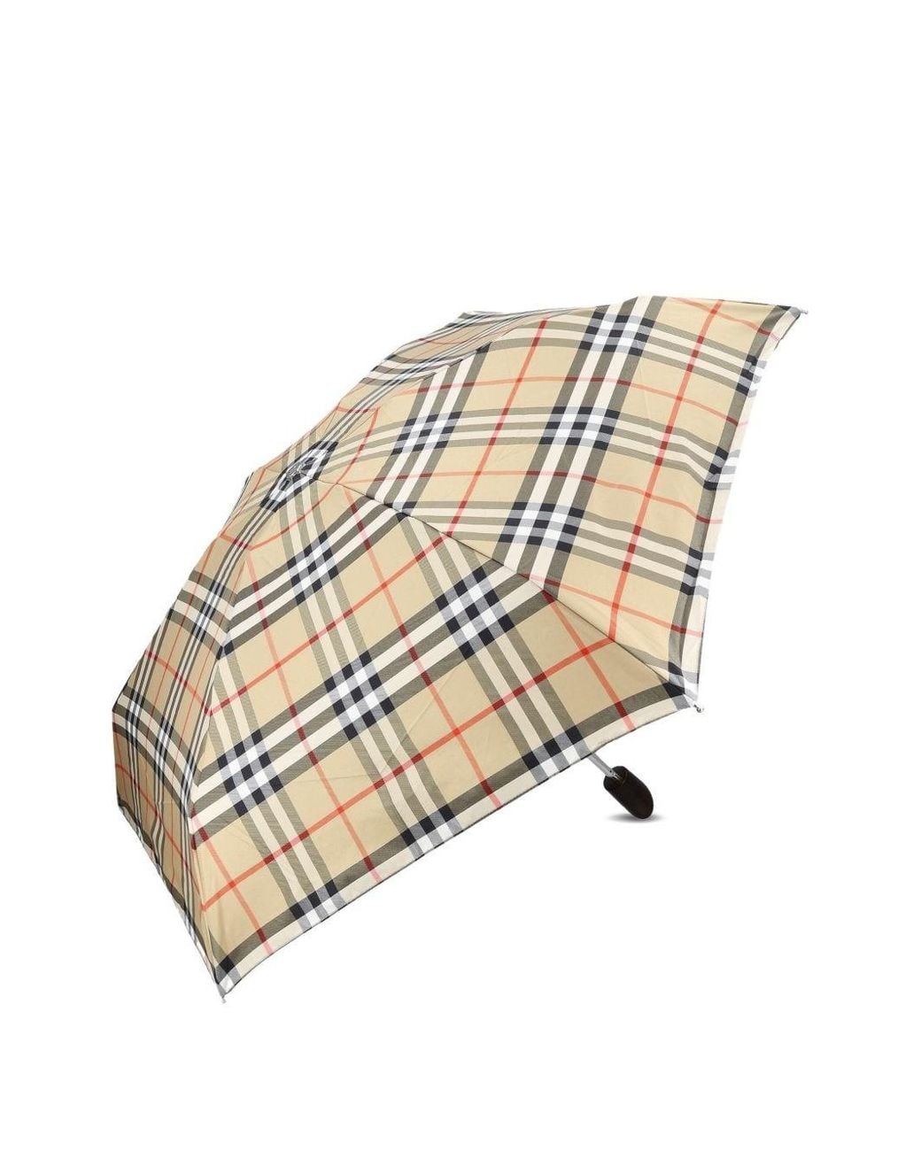 Burberry Metallic Check Umbrella