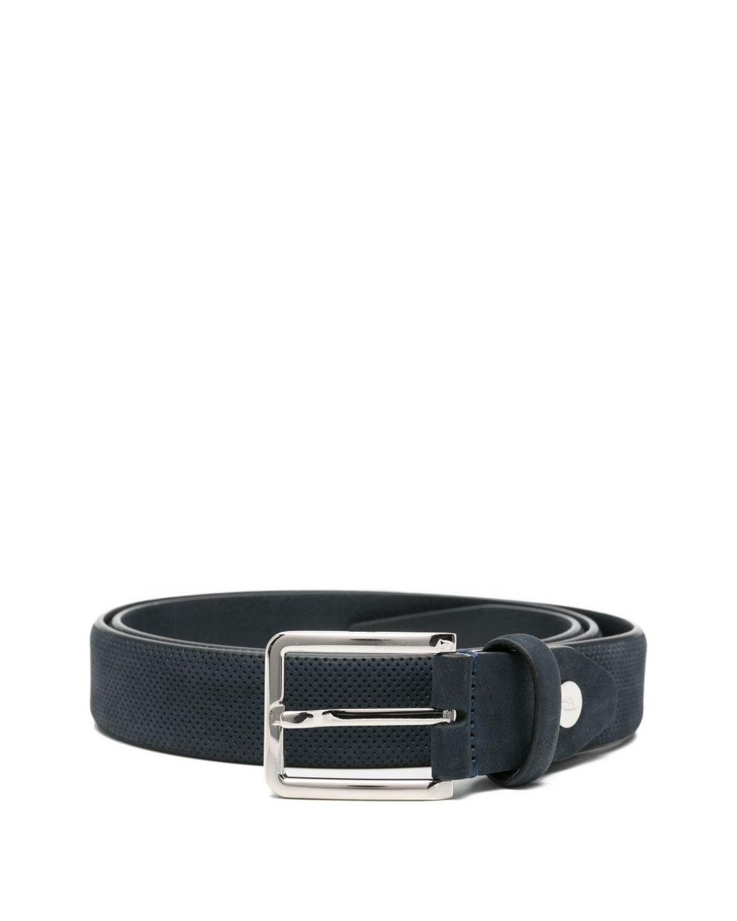 Brioni Black Leather Belt for men