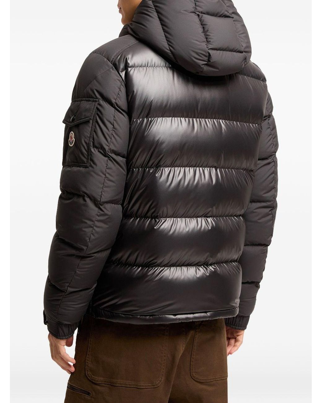 Moncler Black Maya Short Down Jacket for men
