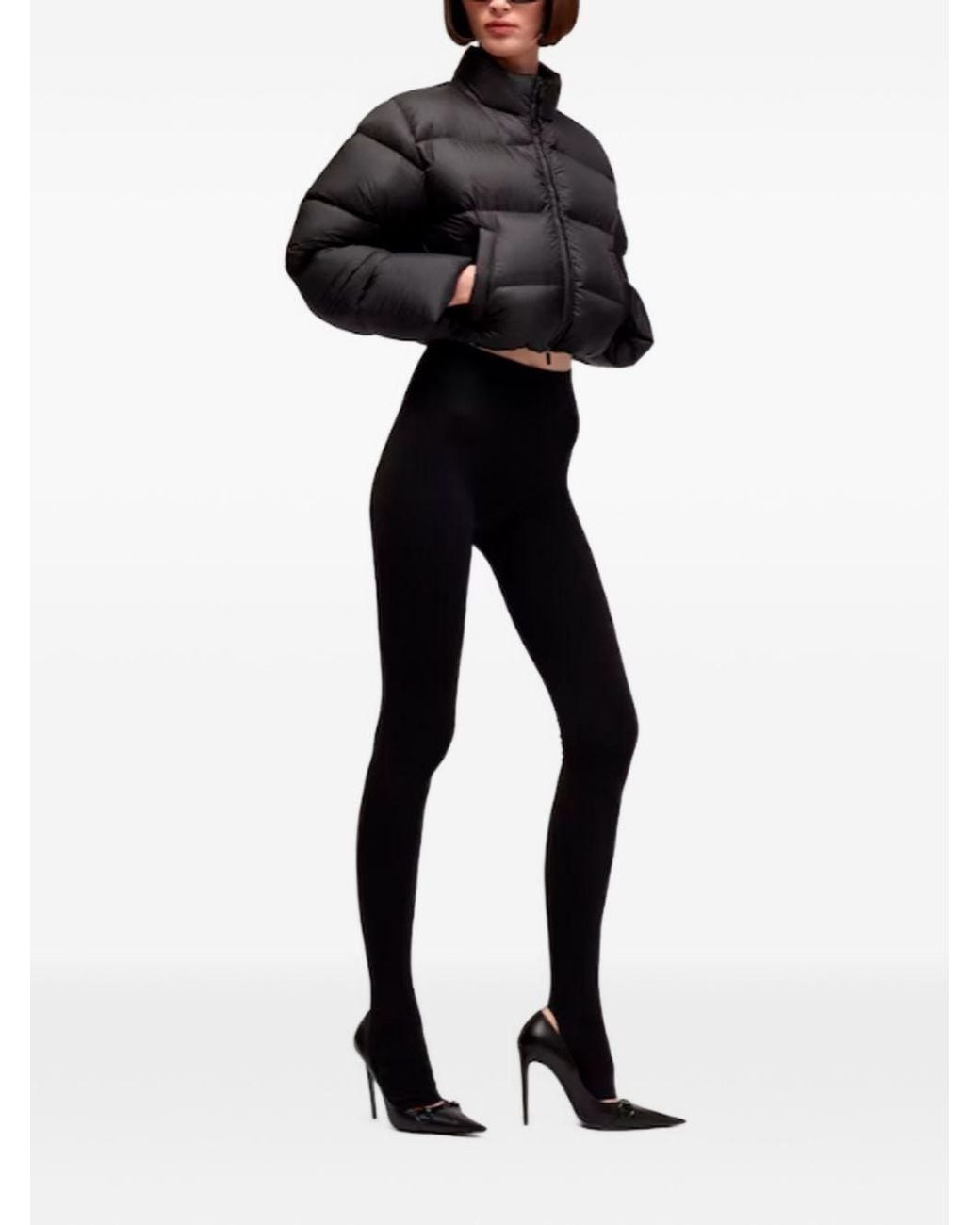 Gucci Black Cropped Down Jacket