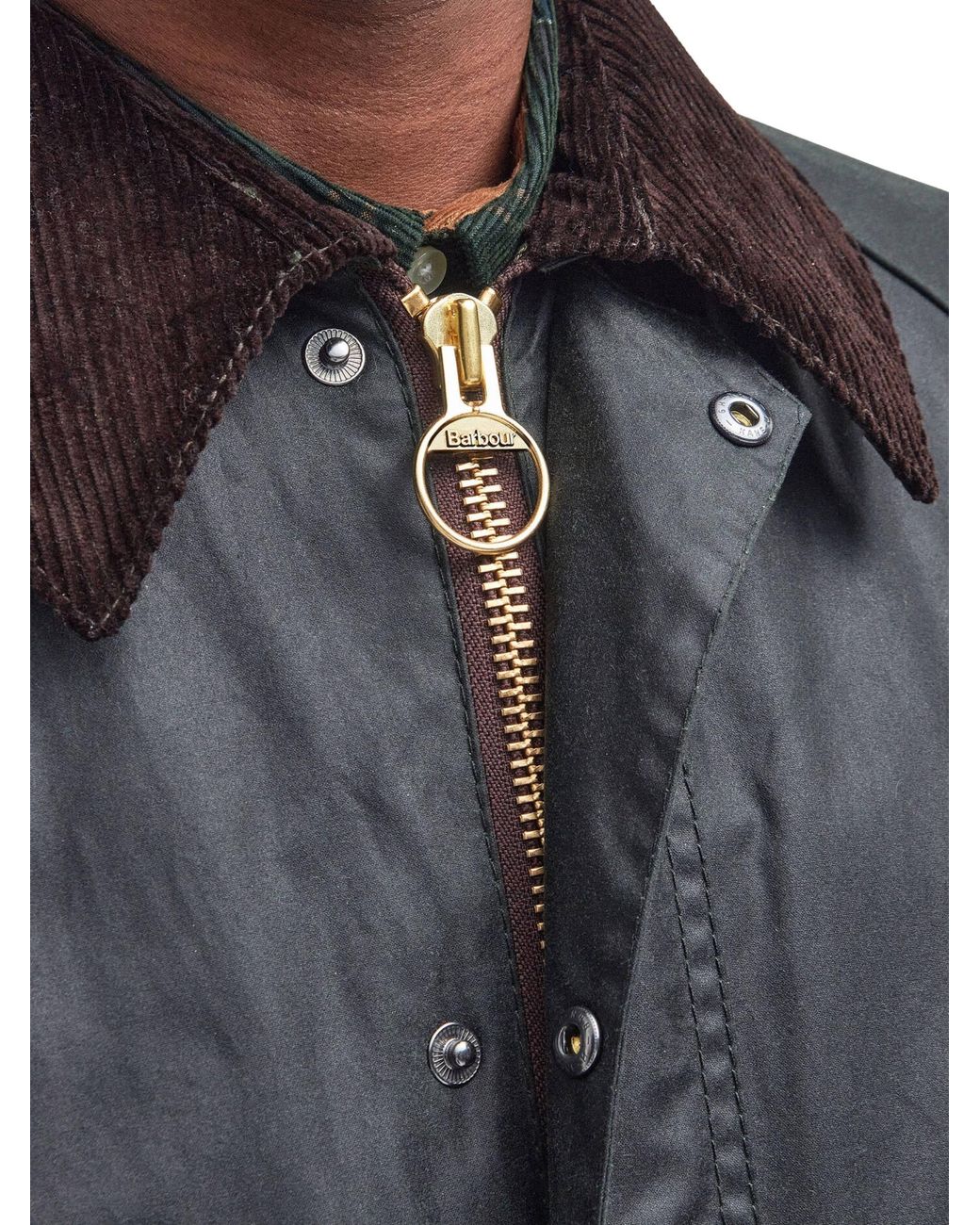 Barbour Black Bedale Wax Jacket for men